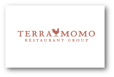 terra momo logo over white background
